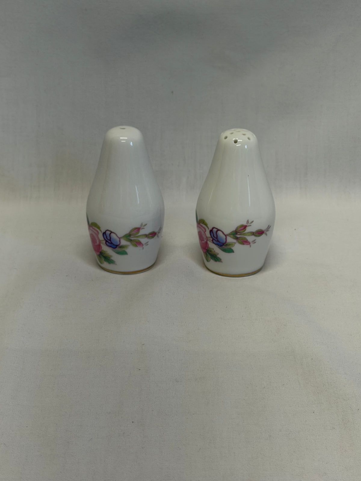 Coalport Junetime Salt & Pepper Shakers Made in England Vintage