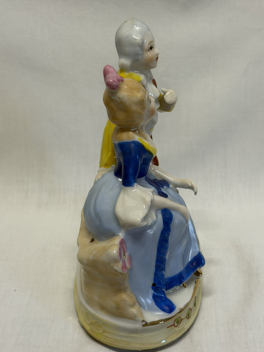 Courting Couple Porcelain Figurine Made in Japan Vintage