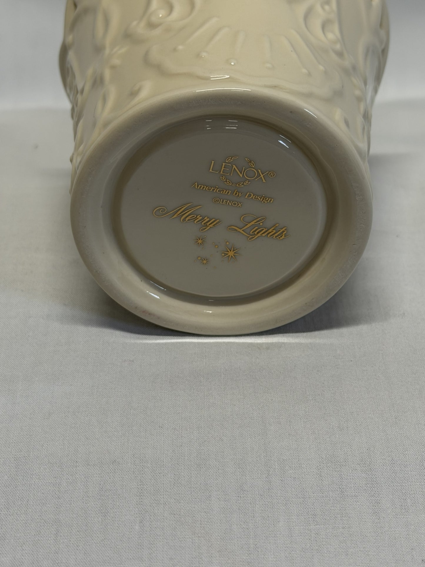 Lenox Merry Lights Praying Angel Votive American by Design Vintage 3.25 inch