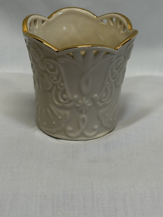 Lenox Merry Lights Praying Angel Votive American by Design Vintage 3.25 inch