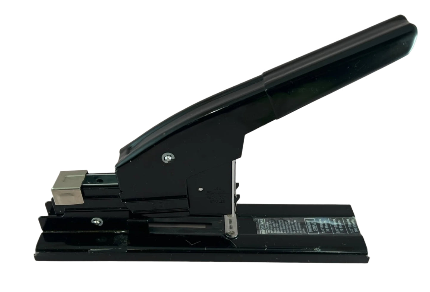 Swingline Stapler Model 39 Black 100 Sheet Large Industrial Heavy Duty