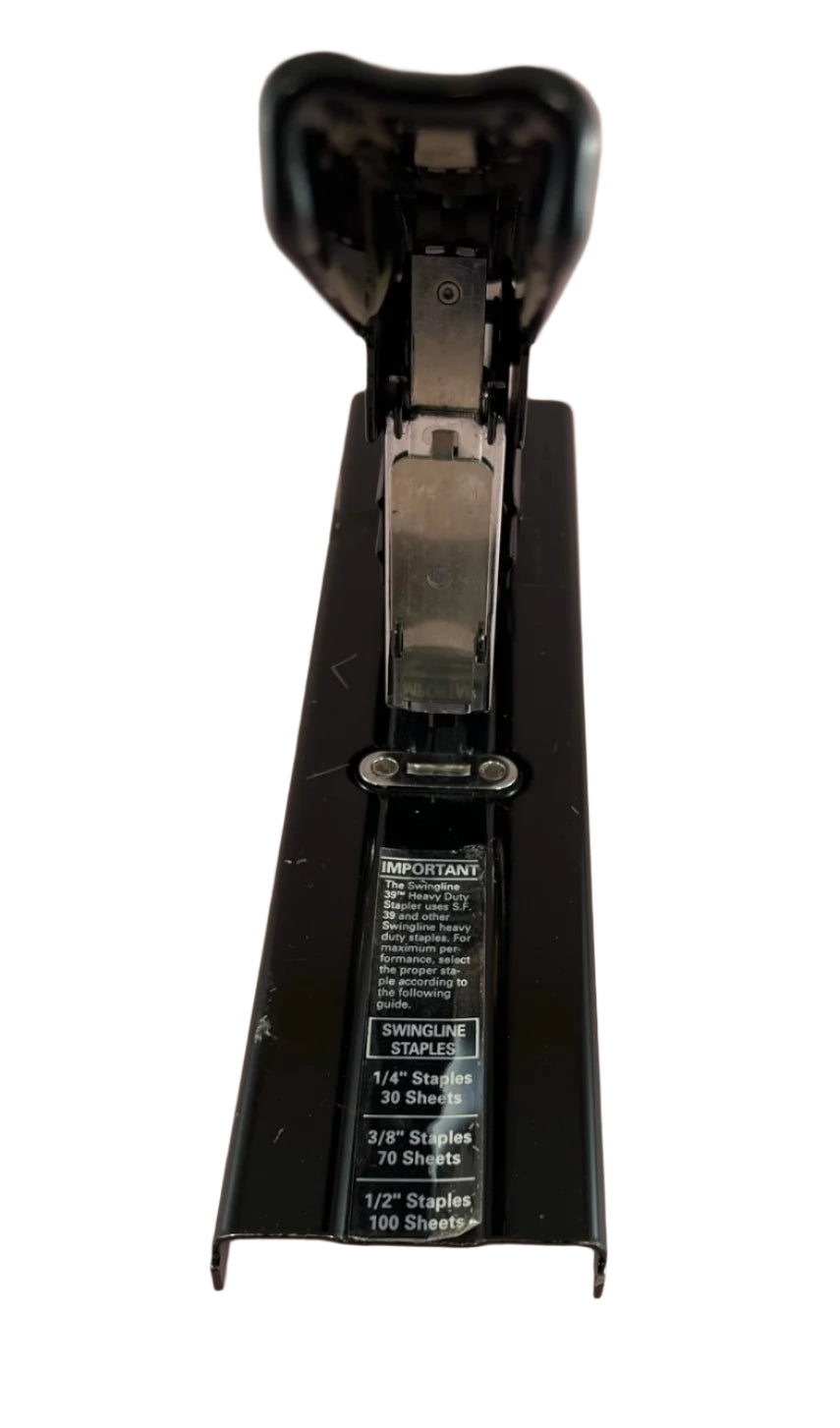 Swingline Stapler Model 39 Black 100 Sheet Large Industrial Heavy Duty