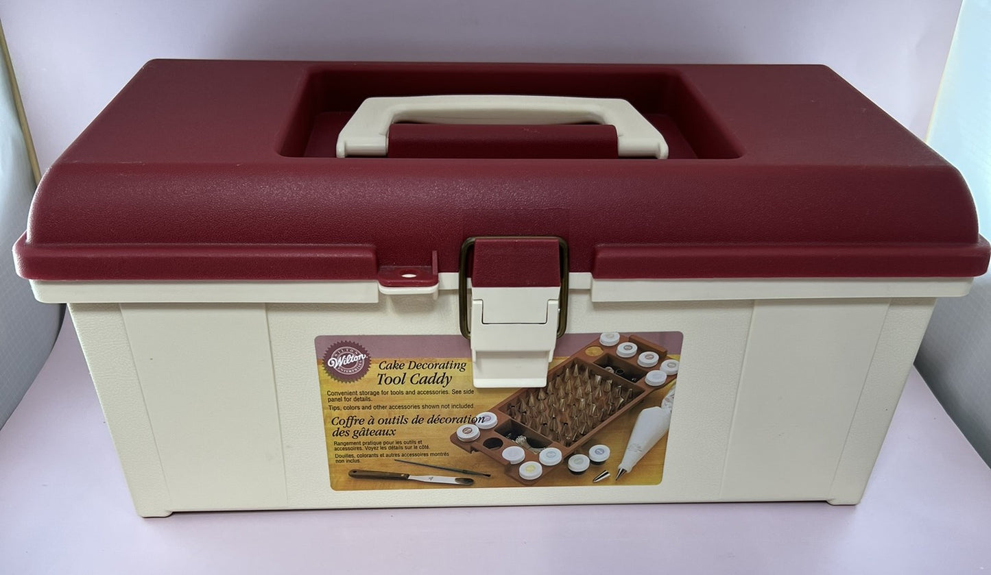 Wilton Cake Decorating Tool Caddy Lift-out Tray Tools Not Included Lockable