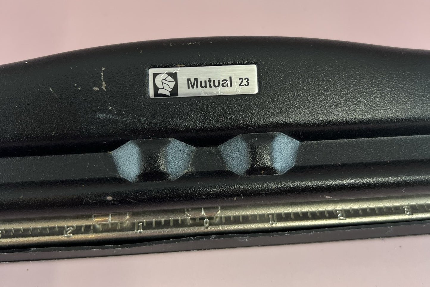 ACCO Mutual 23 Heavy Duty Metal Adjustable 2 or 3 Hole Punch