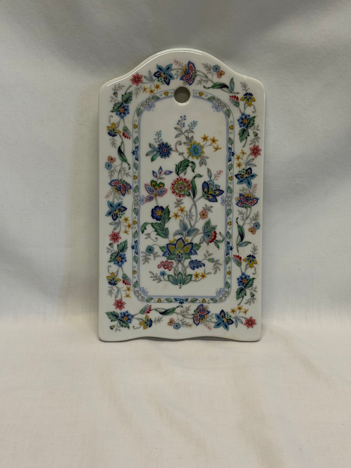 Andrea by Sadek Garden of India Cheese Board Made in Japan Porcelain