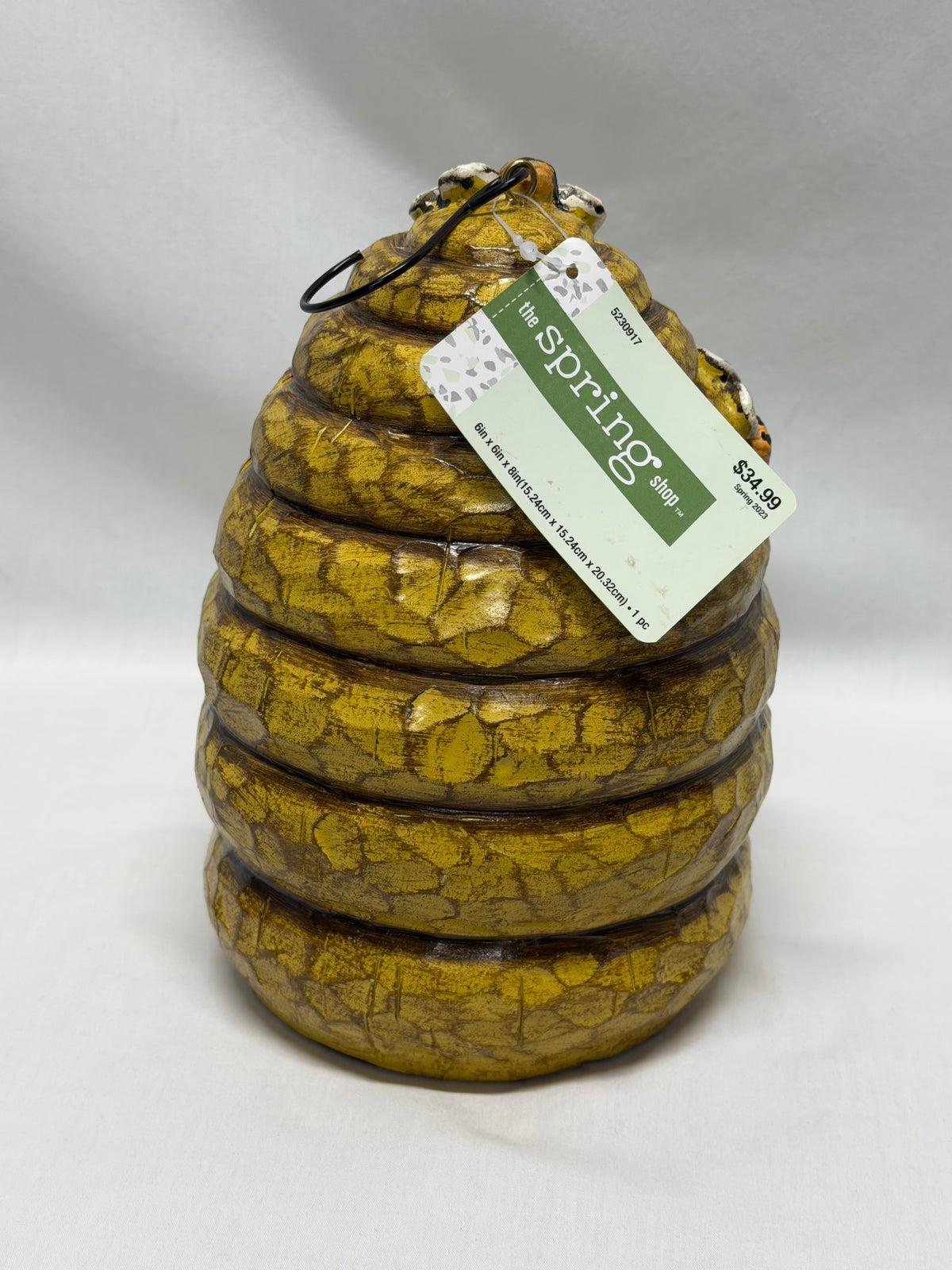 Spring Shop Bee Birdhouse Indoor Use Only Made of Resin