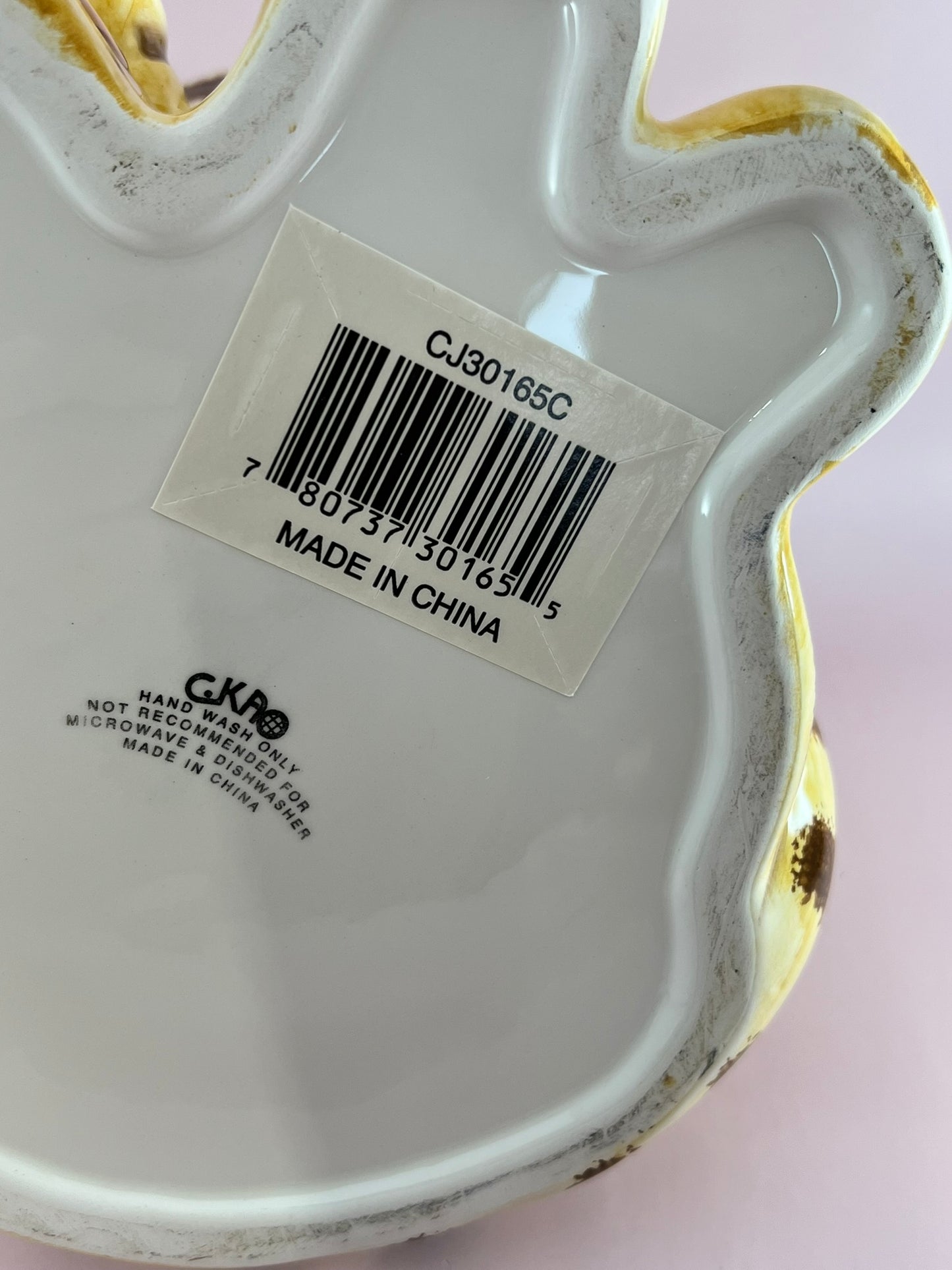 CKAO or GKAO Smiling Cat Ceramic Cookie Jar Cat Treat Jar