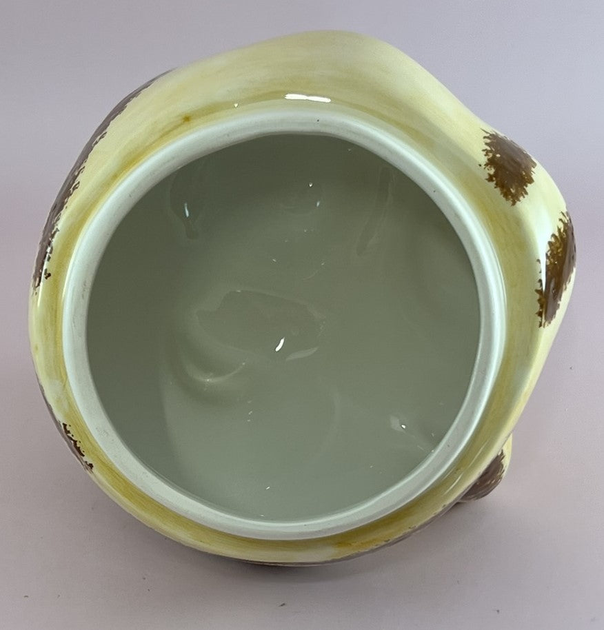 CKAO or GKAO Smiling Cat Ceramic Cookie Jar Cat Treat Jar