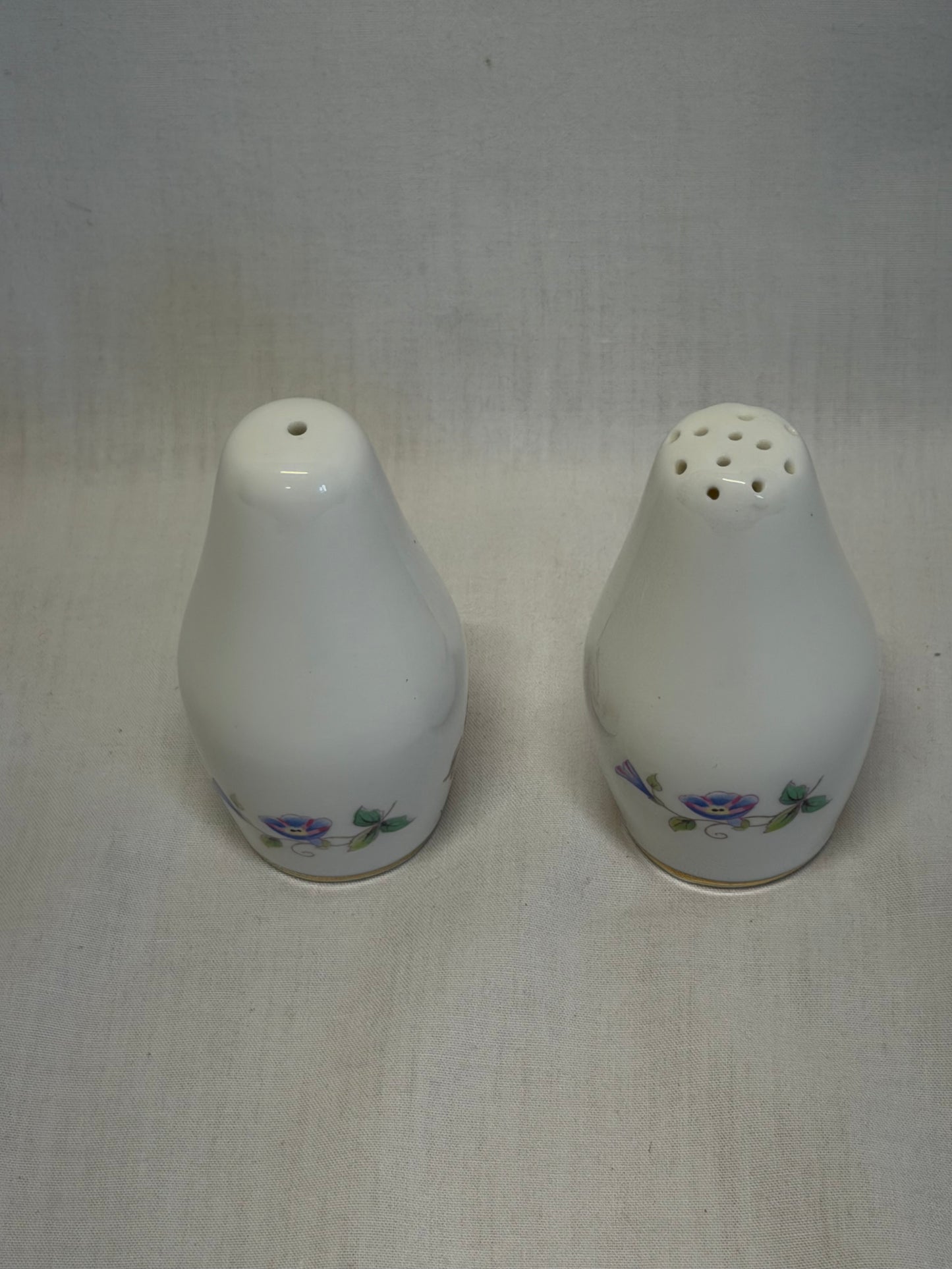 Coalport Junetime Salt & Pepper Shakers Made in England Vintage