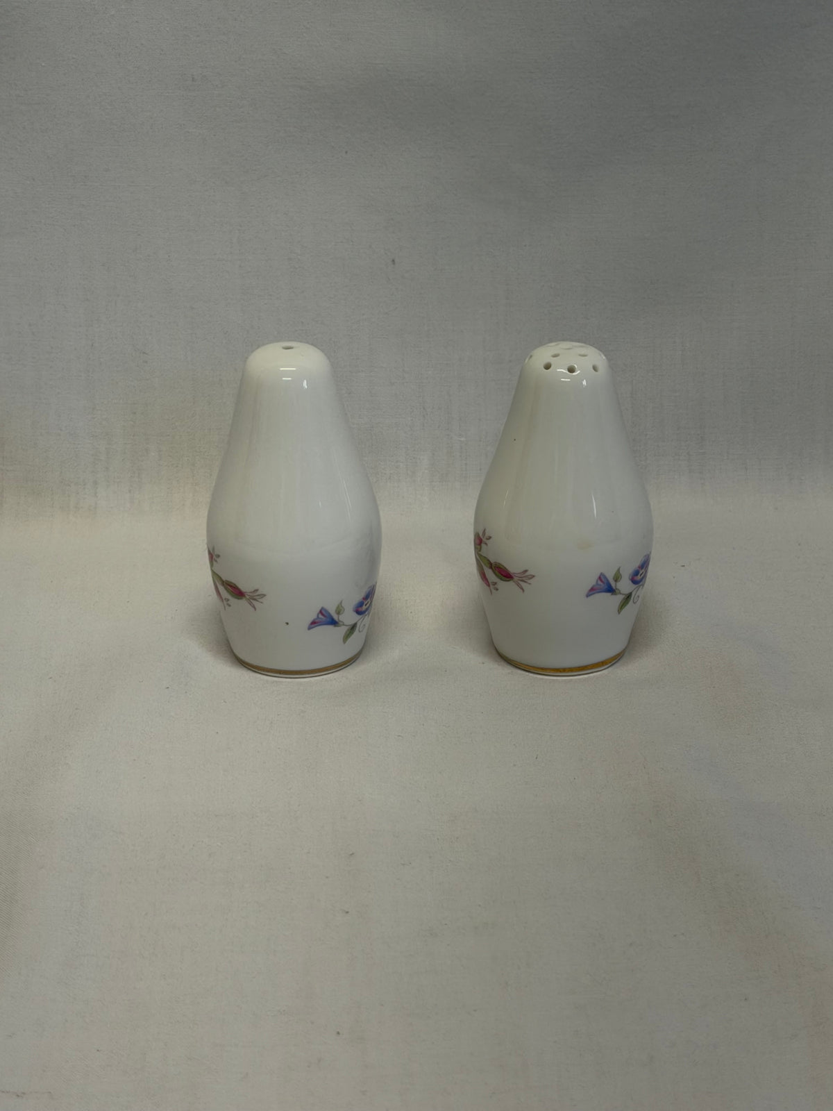Coalport Junetime Salt & Pepper Shakers Made in England Vintage