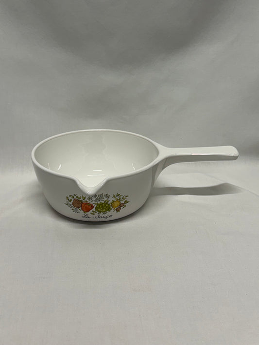 Corning Ware La Sauge 2.5 Cup Saucepan Spice of Life P-89-B Vintage