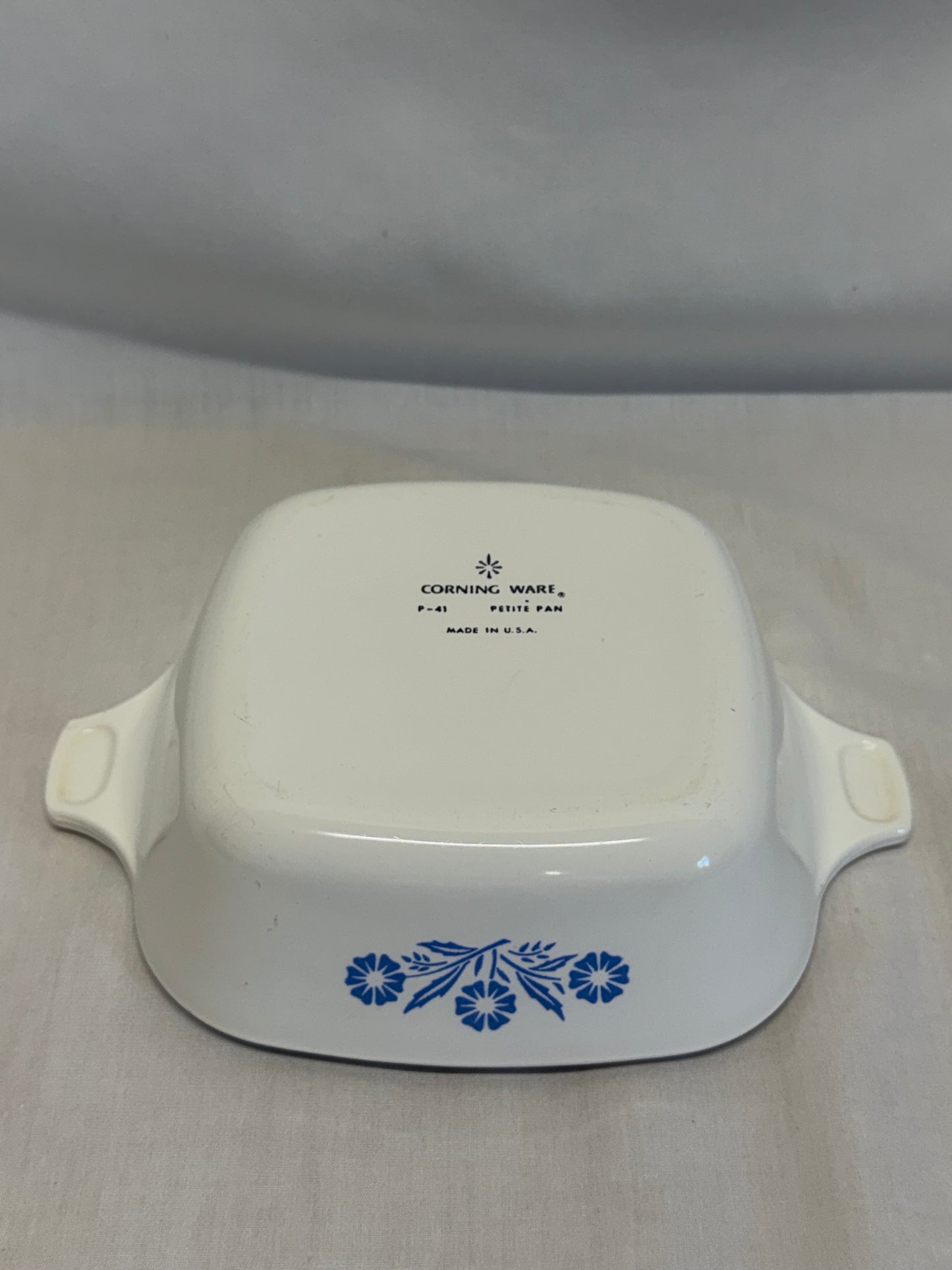 Corning Ware Blue Cornflower Petite Pan USA P-41
