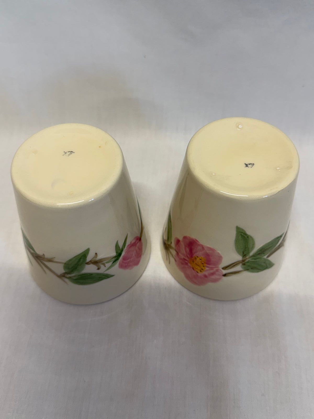 Desert Rose by Franciscan Tumbler Juice Cups Vintage X7 Set of 2