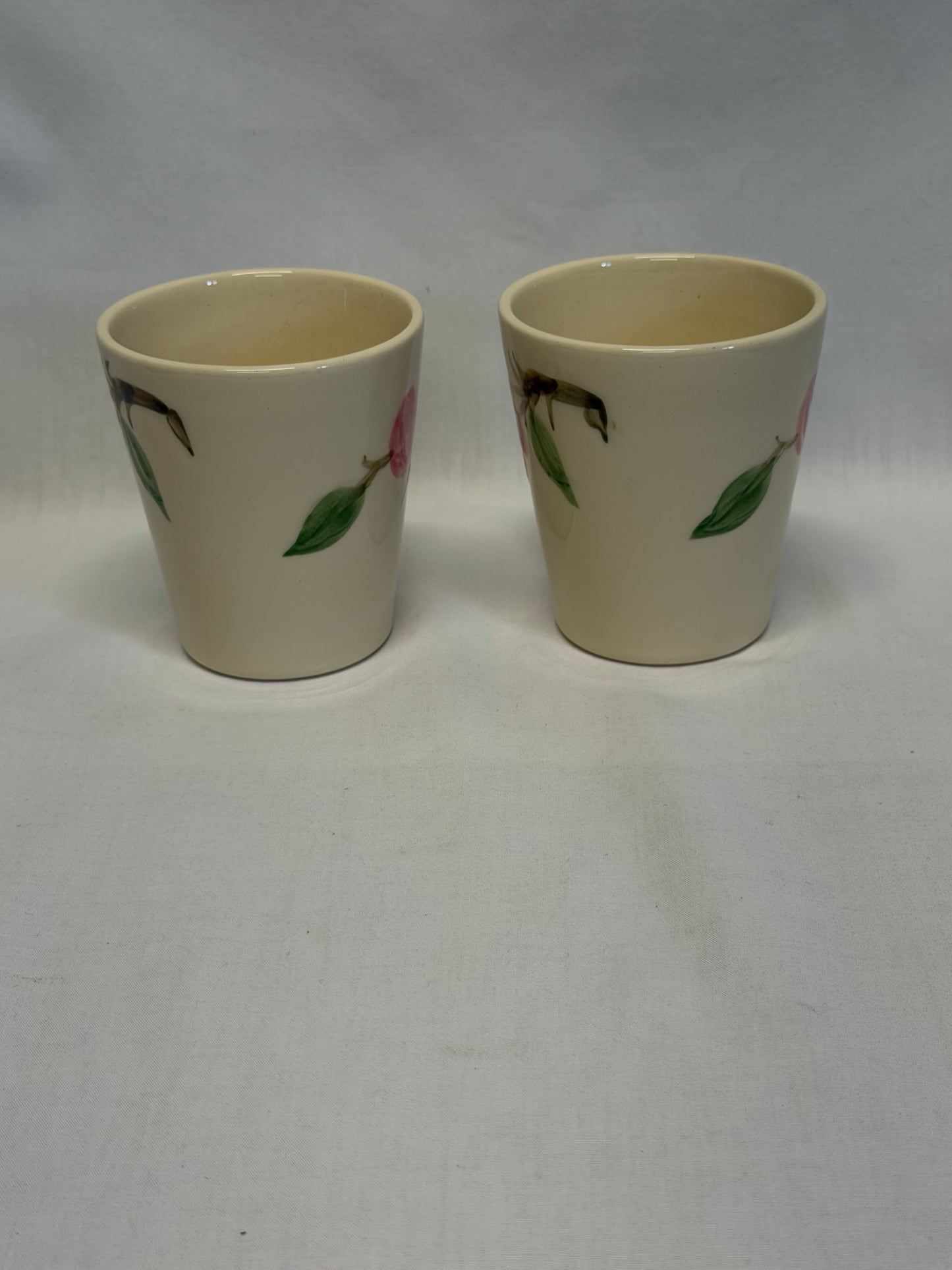 Desert Rose by Franciscan Tumbler Juice Cups Vintage X7 Set of 2