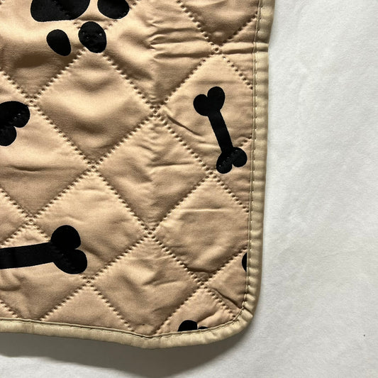 Dog Crate Pee Pad 23"x18" Beige Bones Paws
