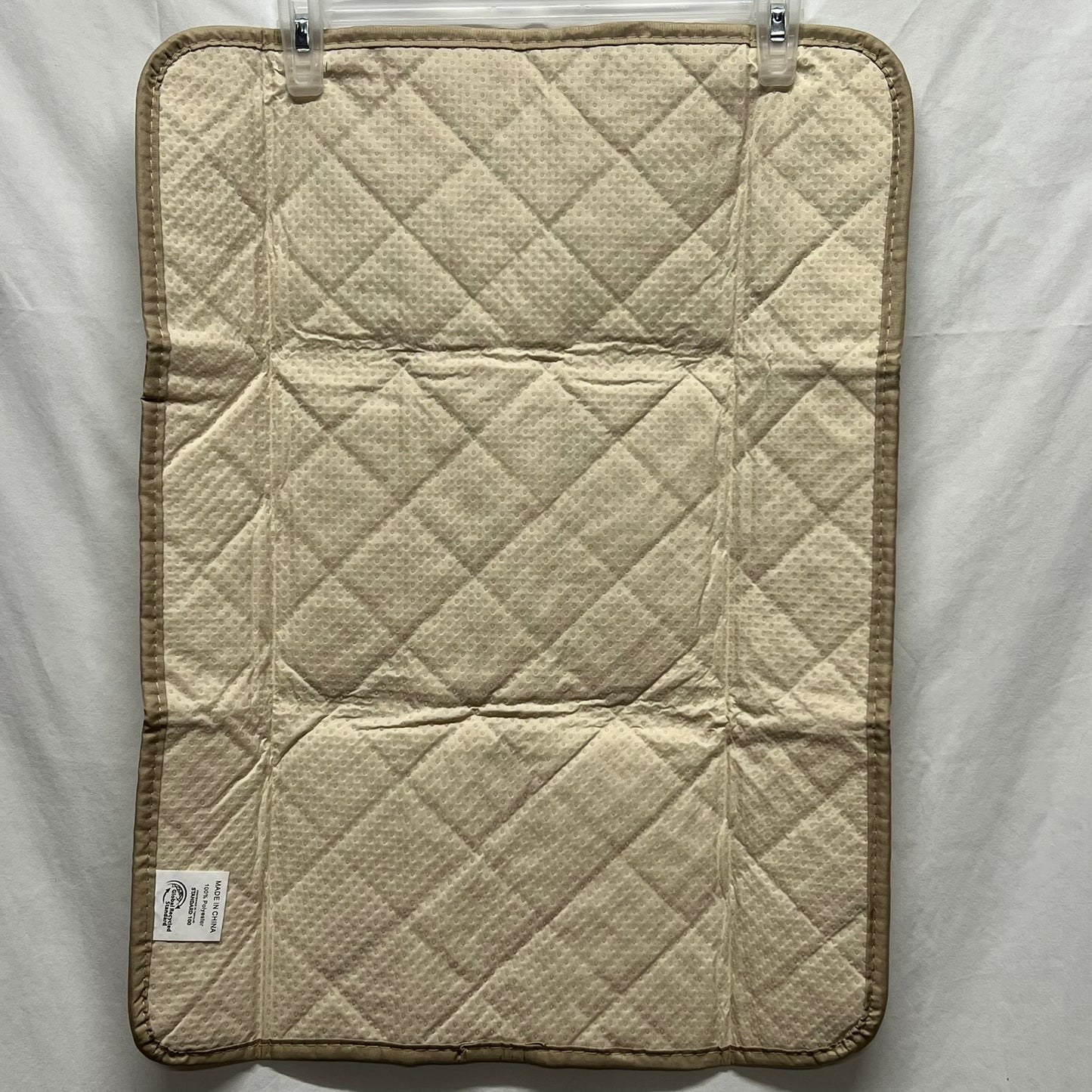 Dog Crate Pee Pad 23"x18" Beige Bones Paws