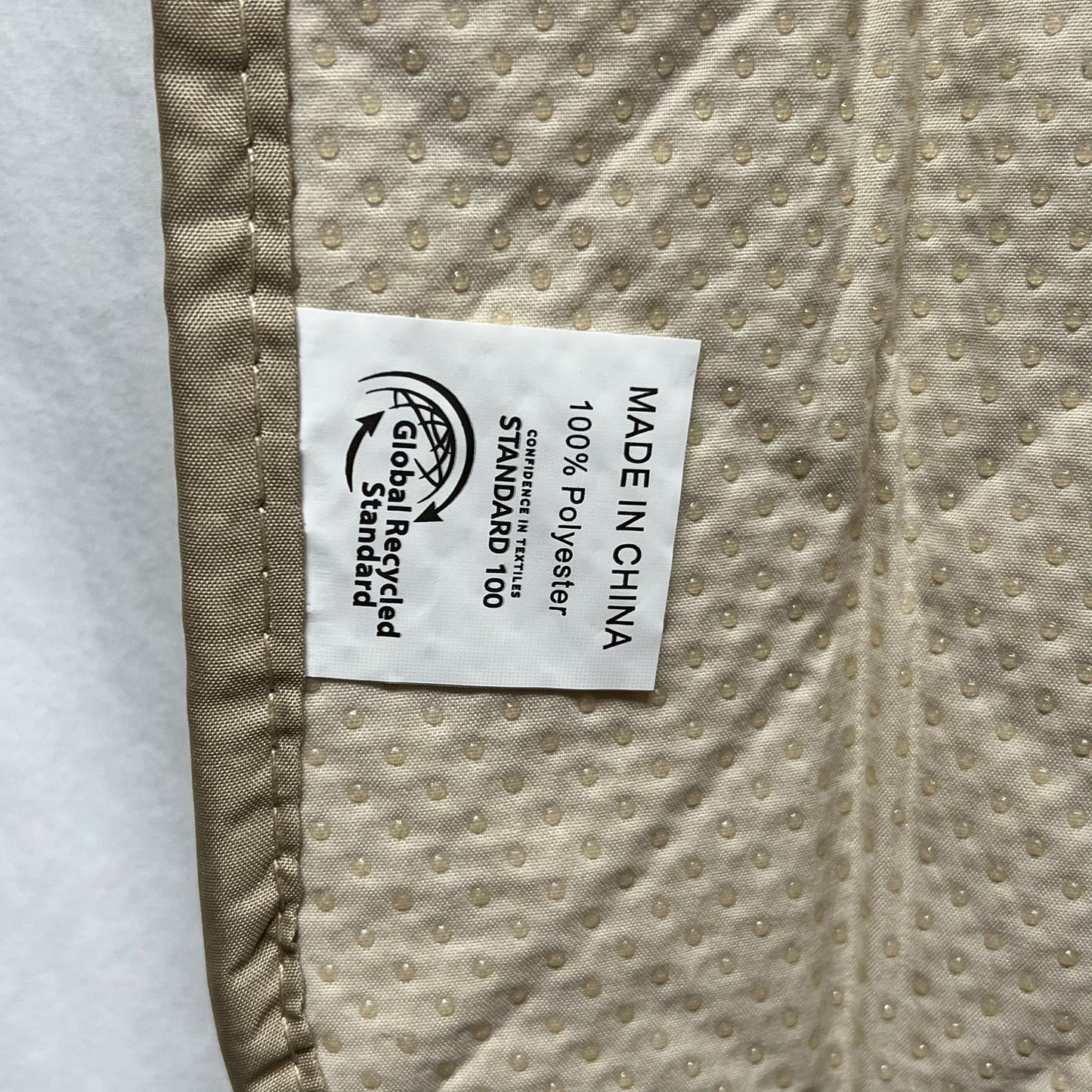 Dog Crate Pee Pad 23"x18" Beige Bones Paws