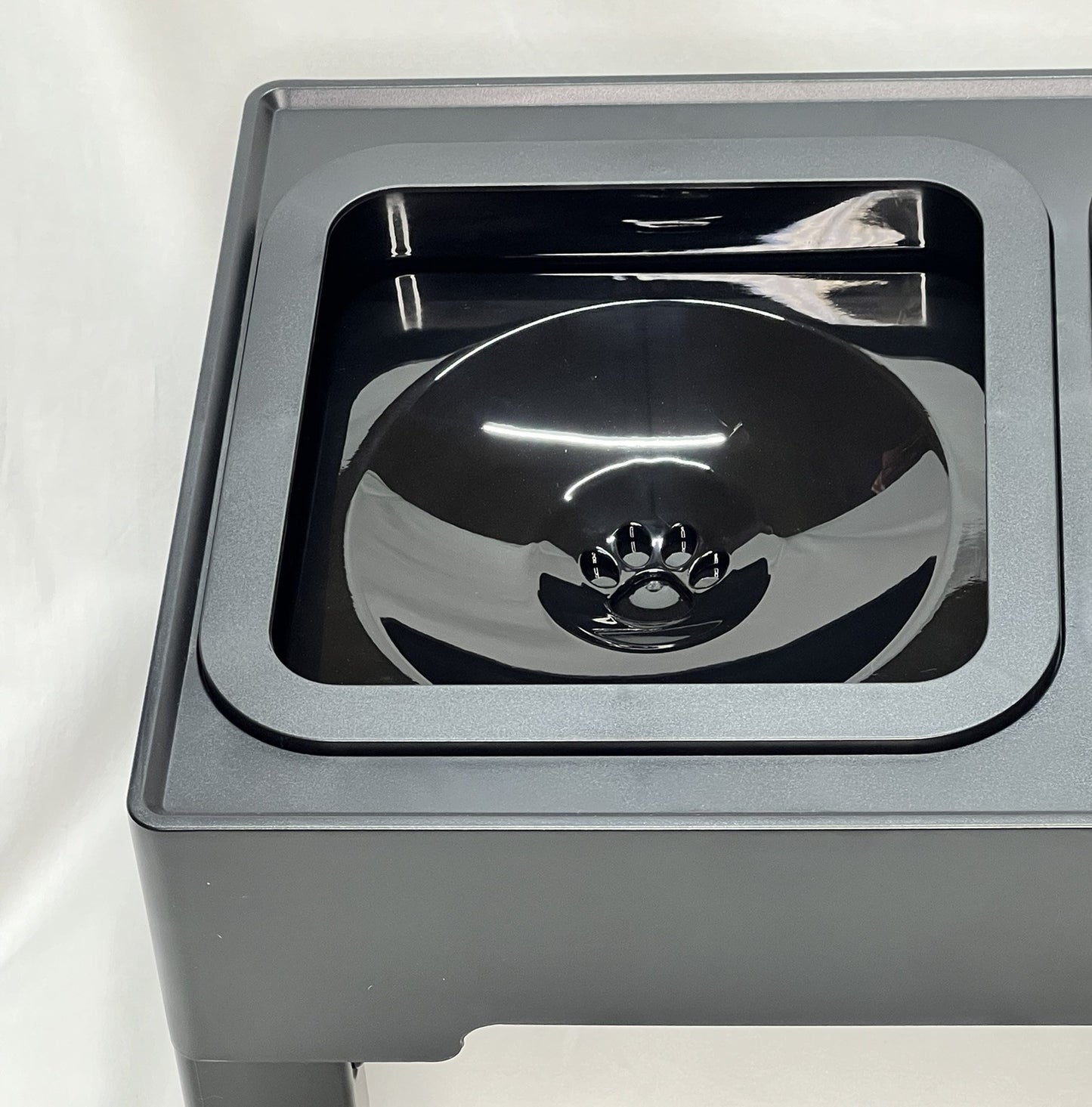 2-in-1 Elevated Adjustable Dog Slow Feed and No-Spill Water Bowls Personalize