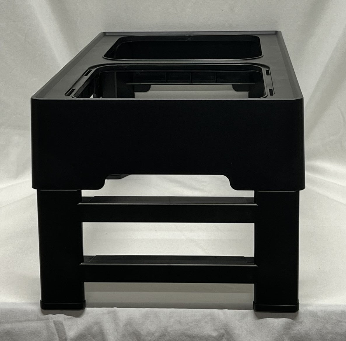 2-in-1 Elevated Adjustable Dog Slow Feed and No-Spill Water Bowls Personalize