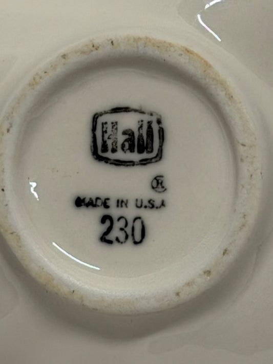 Hall China Company Clam Shell Dishes Made in USA #230