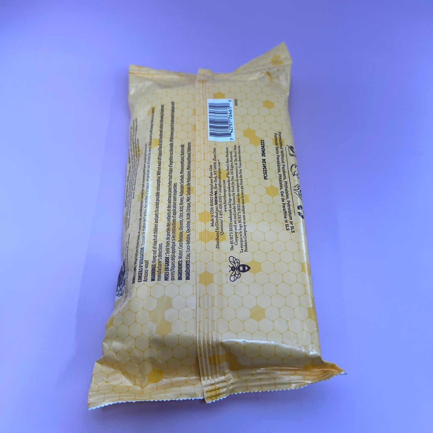 Burt's Bees Gentle Cleansing Wipes with Buttermilk Kittens 50 cnt