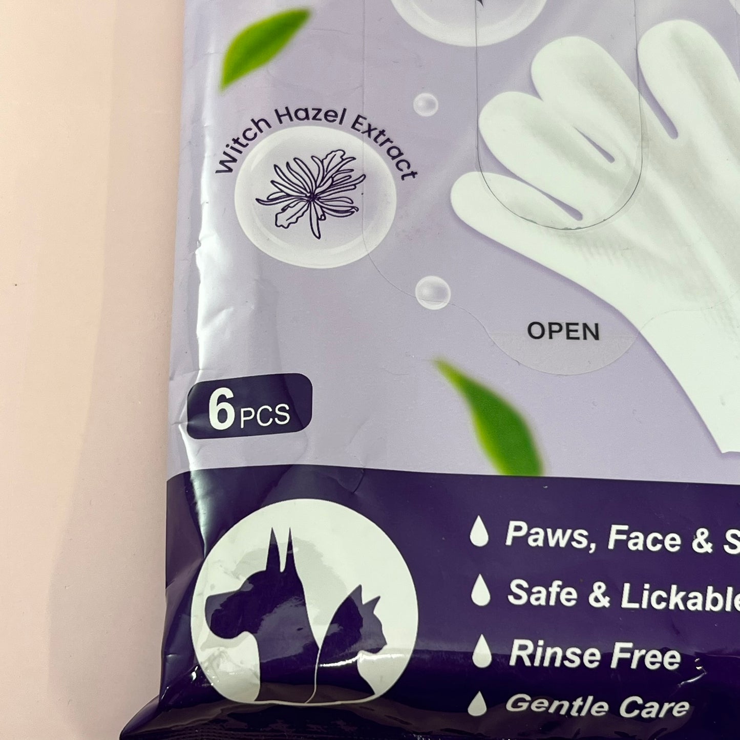 Cyeollo Pet Cleansing Glove Wipes 6 pcs Dog Cat