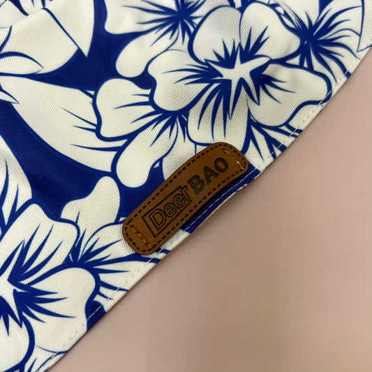Deer BAO Dog Bandanas 4 pack Hand Painted Flowers 18x18x30