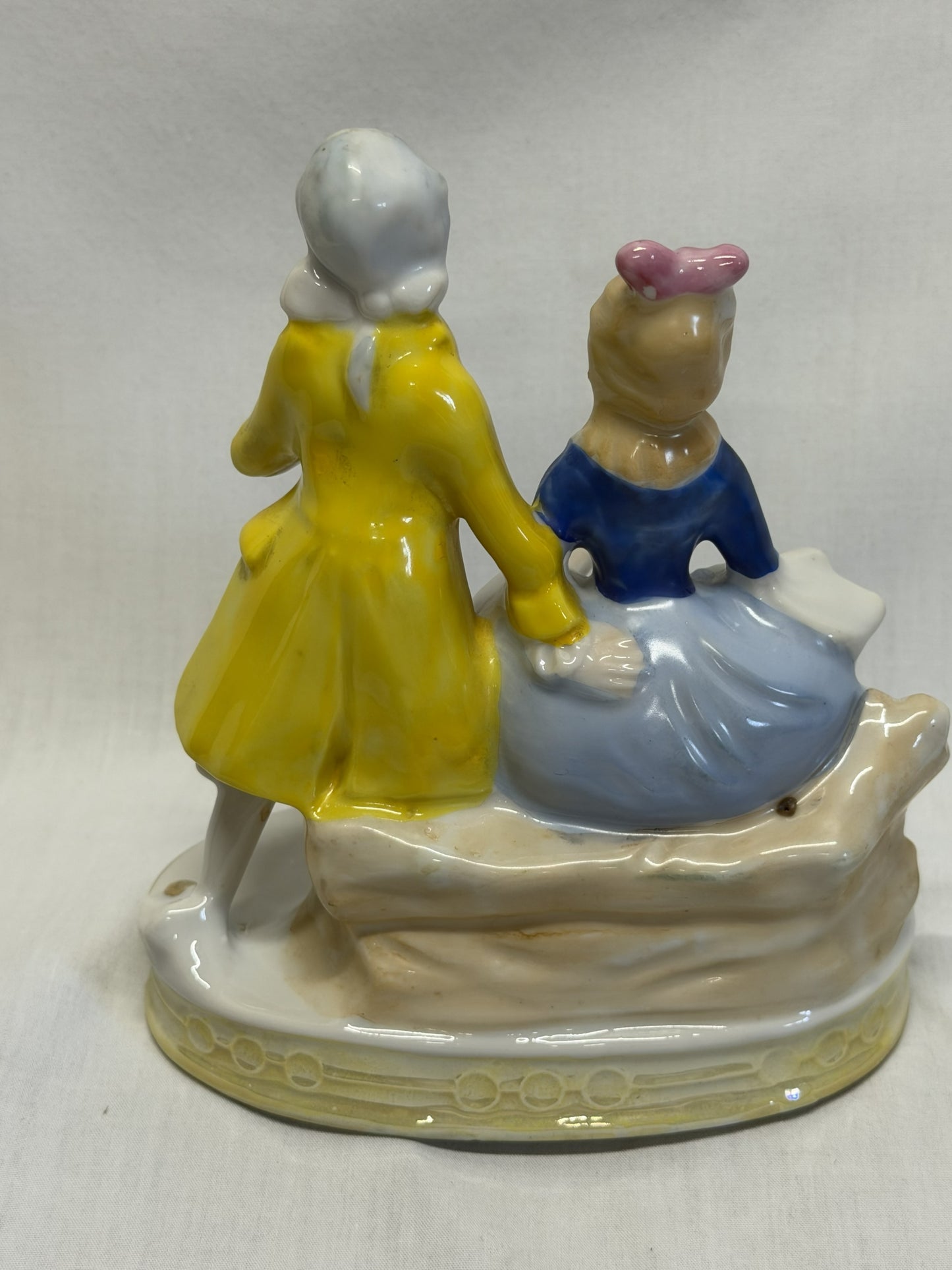 Courting Couple Porcelain Figurine Made in Japan Vintage
