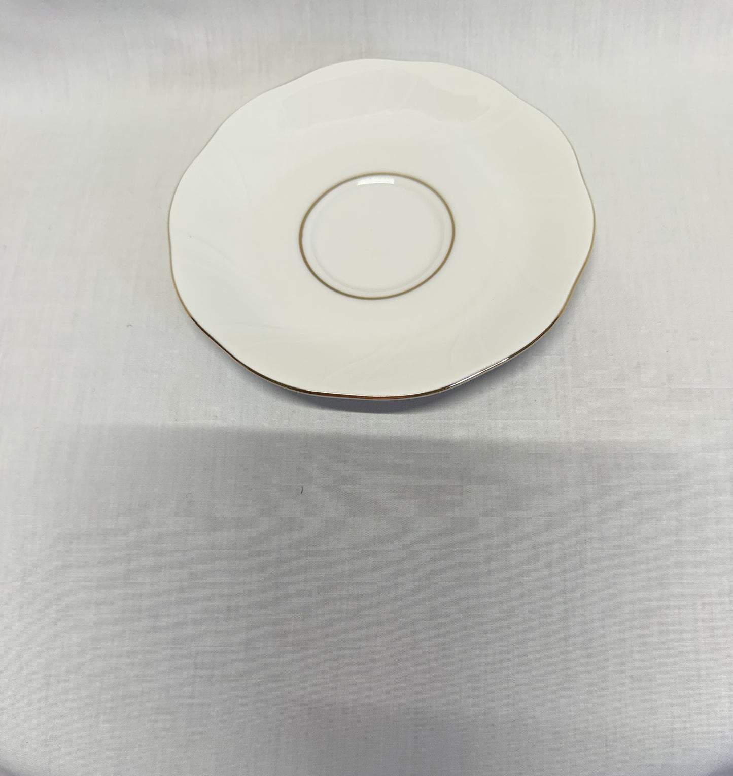 Korona Made in Poland Cup & Saucer White Gold Trim