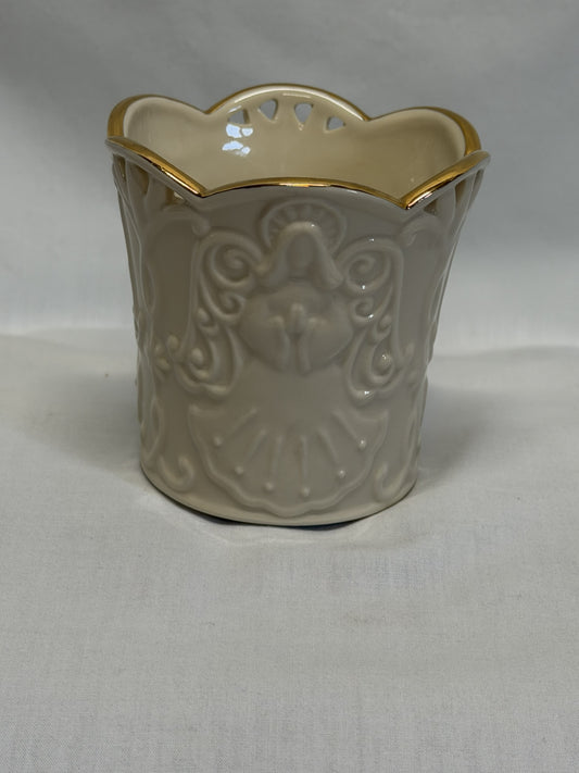 Lenox Merry Lights Praying Angel Votive American by Design Vintage 3.25 inch
