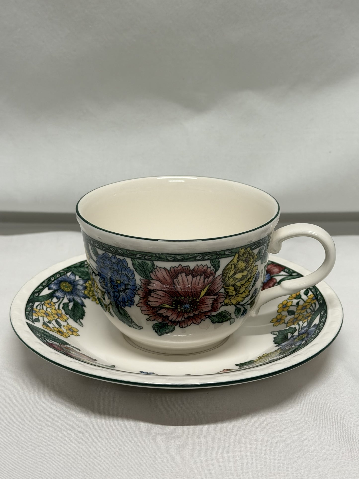 Nikko Tableware Caribe Cup & Saucer Japan Oven Microwave & Dishwasher Safe