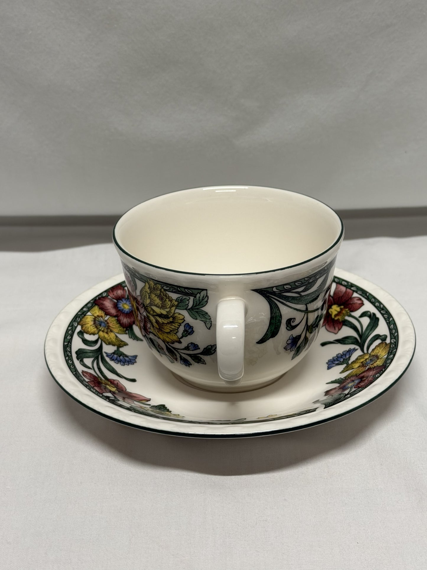 Nikko Tableware Caribe Cup & Saucer Japan Oven Microwave & Dishwasher Safe