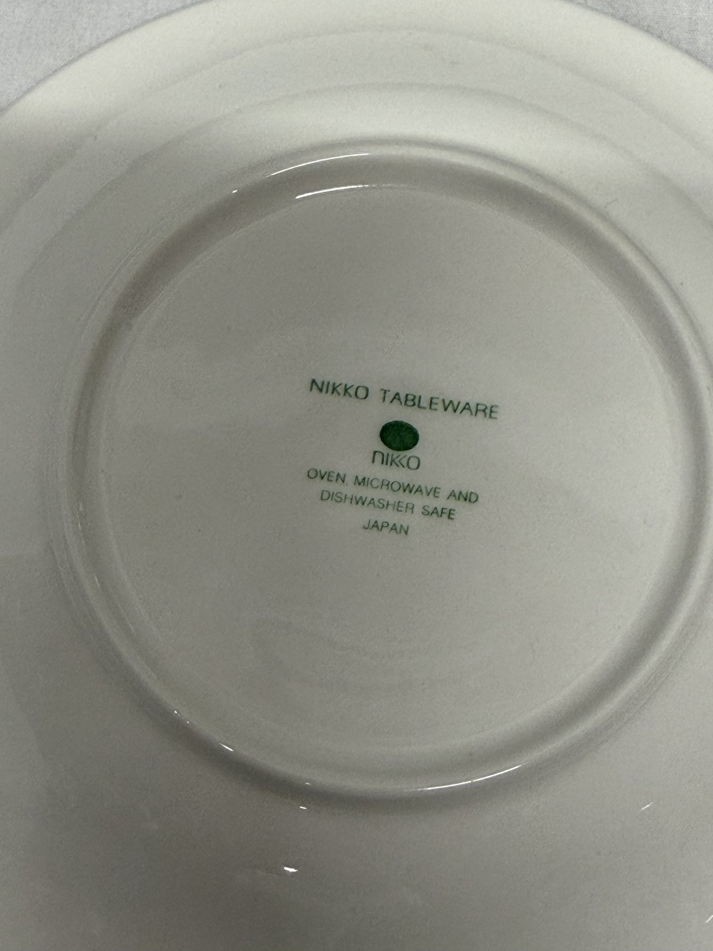 Nikko Tableware Caribe Cup & Saucer Japan Oven Microwave & Dishwasher Safe