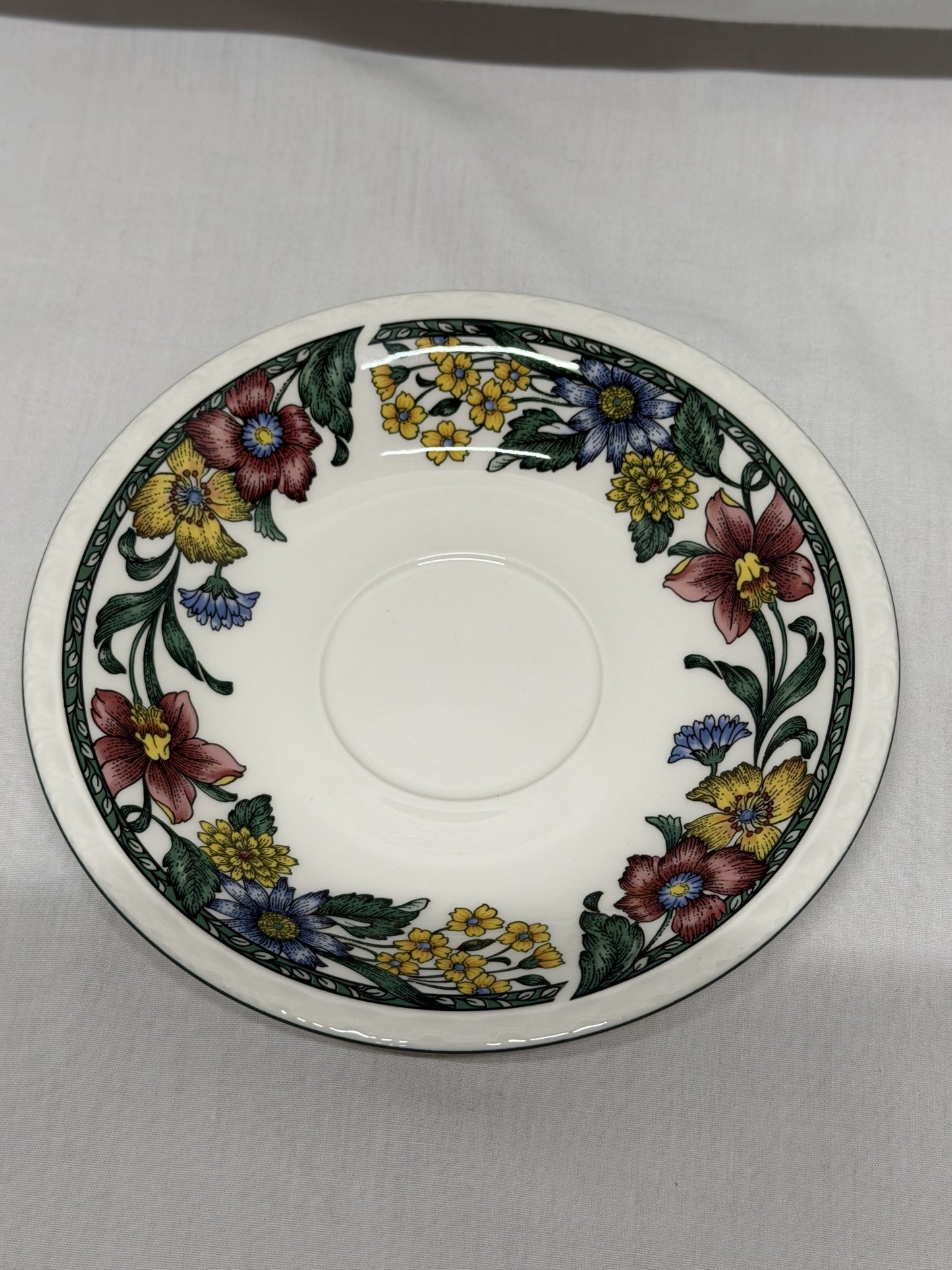 Nikko Tableware Caribe Cup & Saucer Japan Oven Microwave & Dishwasher Safe