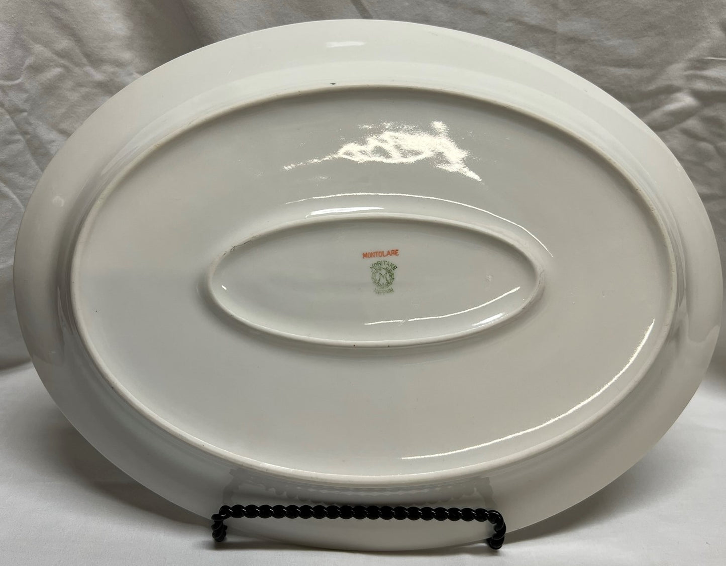 Noritake Montclare Covered Vegetable Bowl Nippon Green M Backstamp Antique