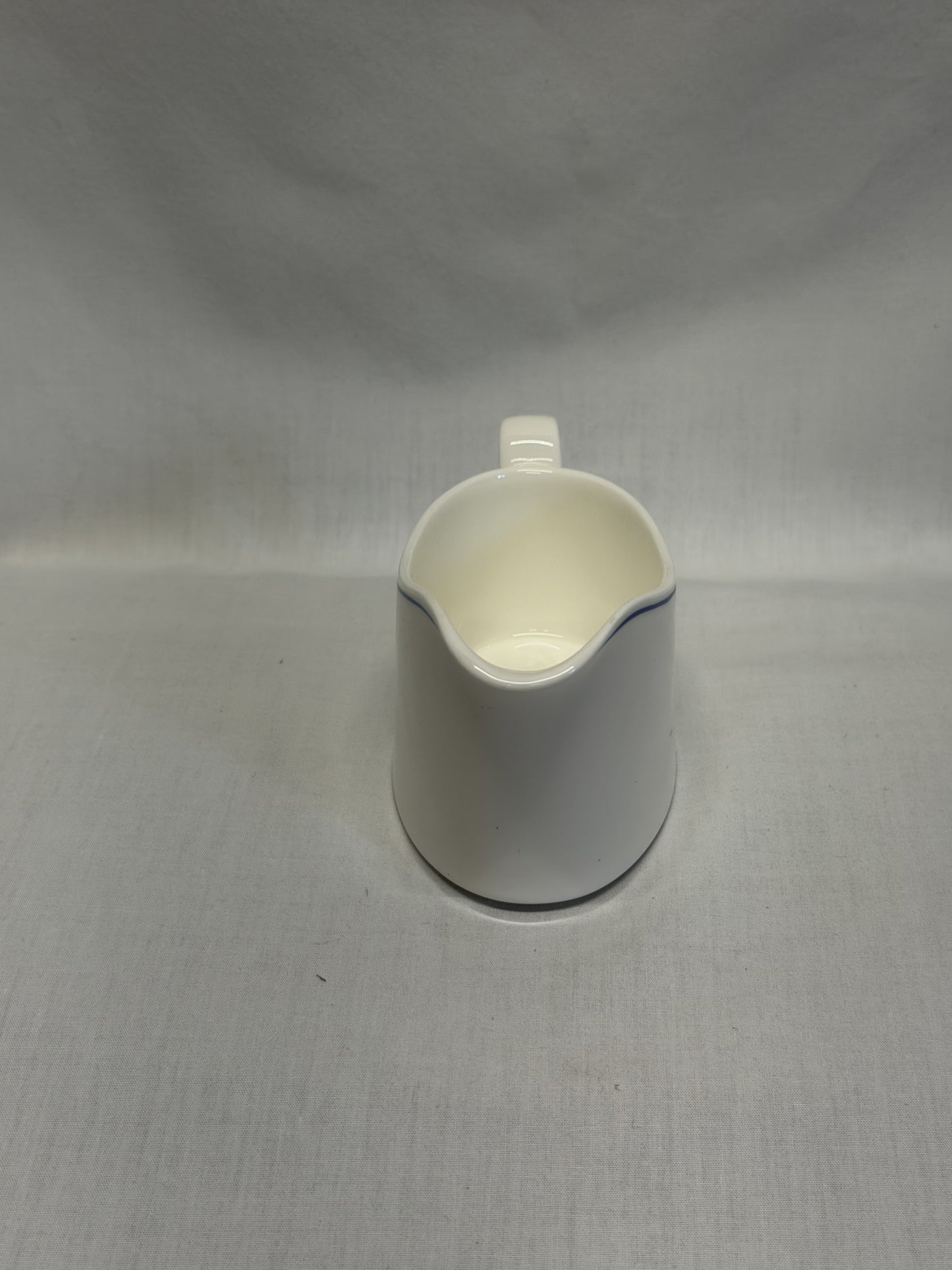 Royal Doulton Bone China Gravy Boat White Blue Trim England