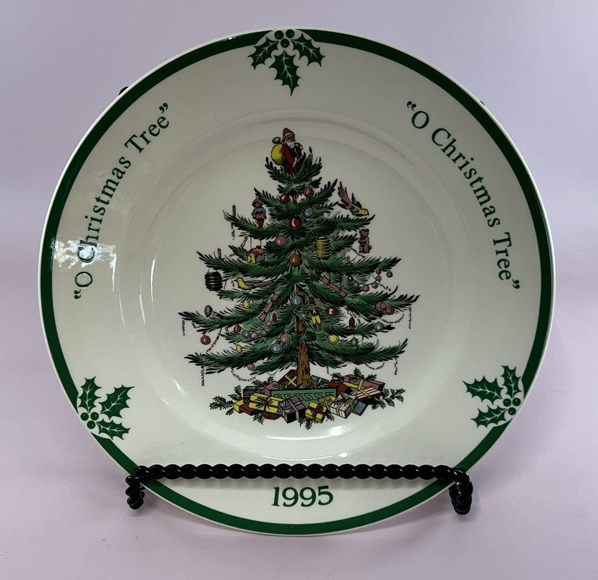 Spode Christmas Tree Annual Collector Plate w/Box 1995