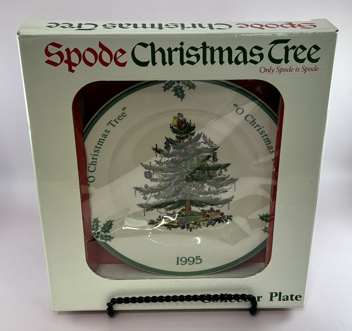 Spode Christmas Tree Annual Collector Plate w/Box 1995