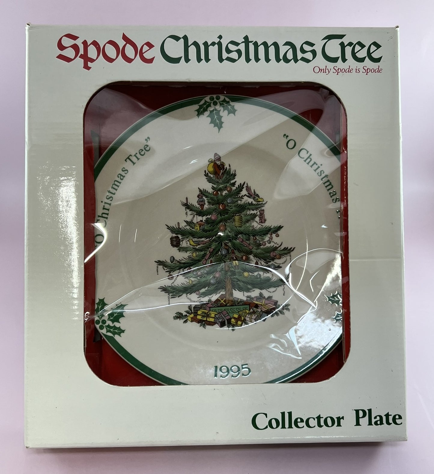 Spode Christmas Tree Annual Collector Plate w/Box 1995