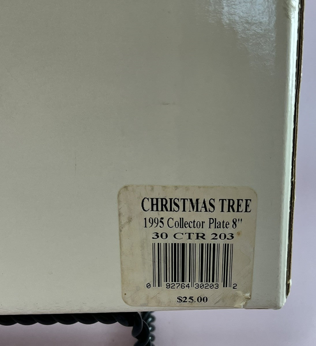Spode Christmas Tree Collector Plate w/Box 1996