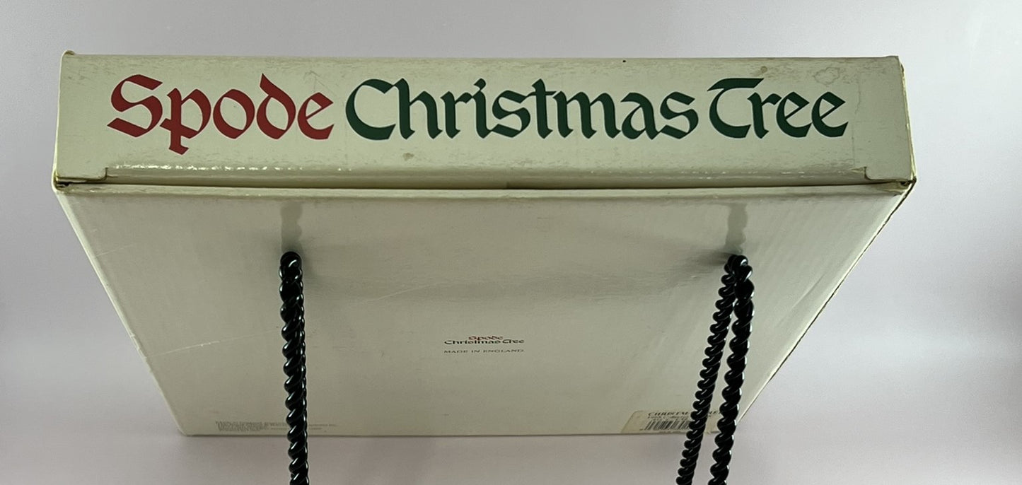 Spode Christmas Tree Collector Plate w/Box 1996