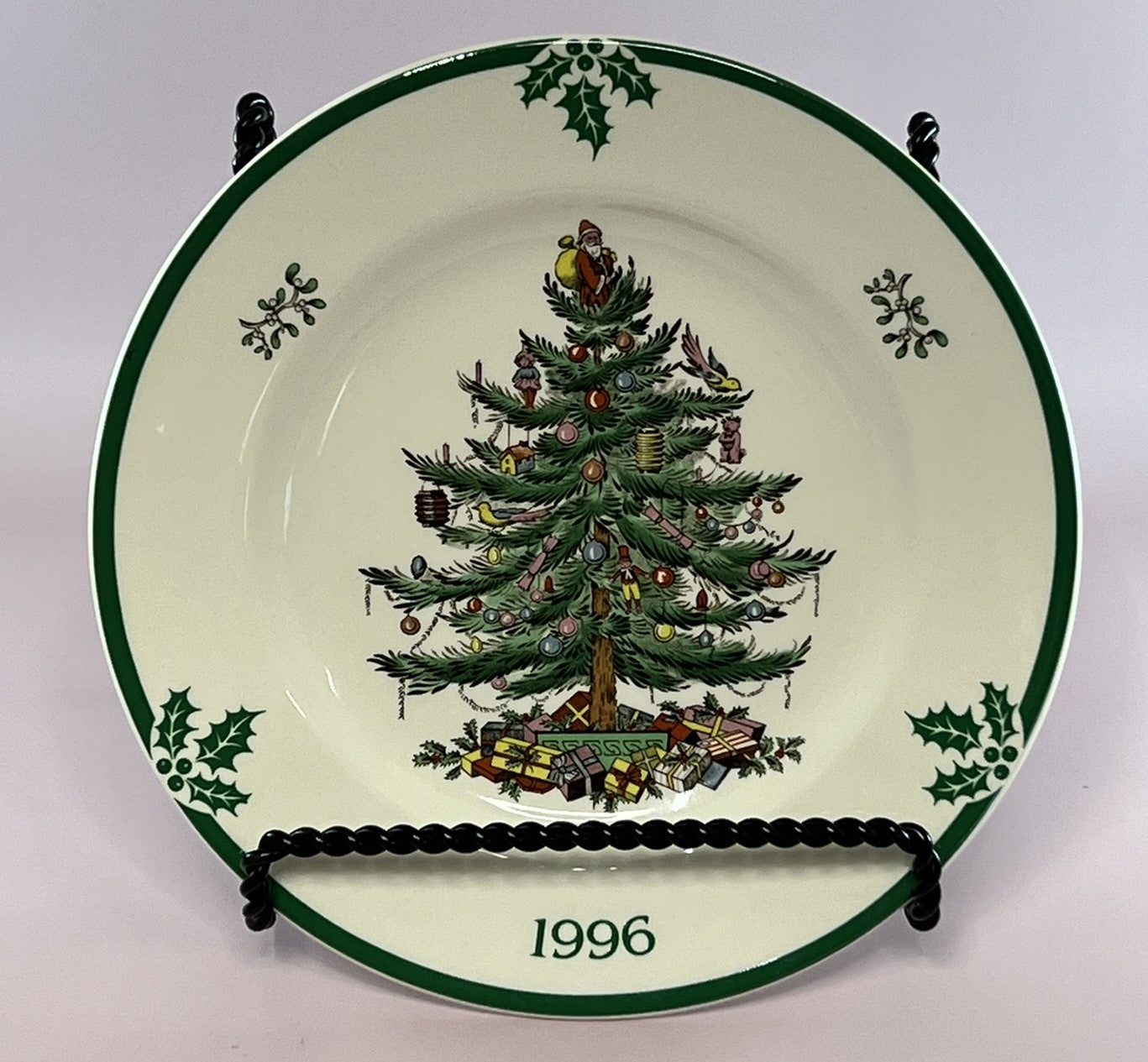Spode Christmas Tree Collector Plate w/Box 1996