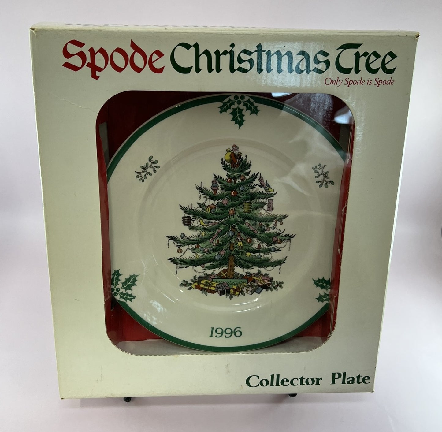 Spode Christmas Tree Collector Plate w/Box 1996