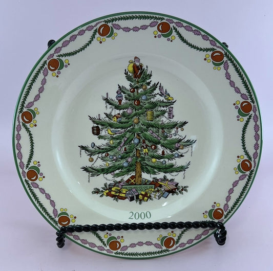 2000 Spode Christmas Tree Collector Plate w/Box