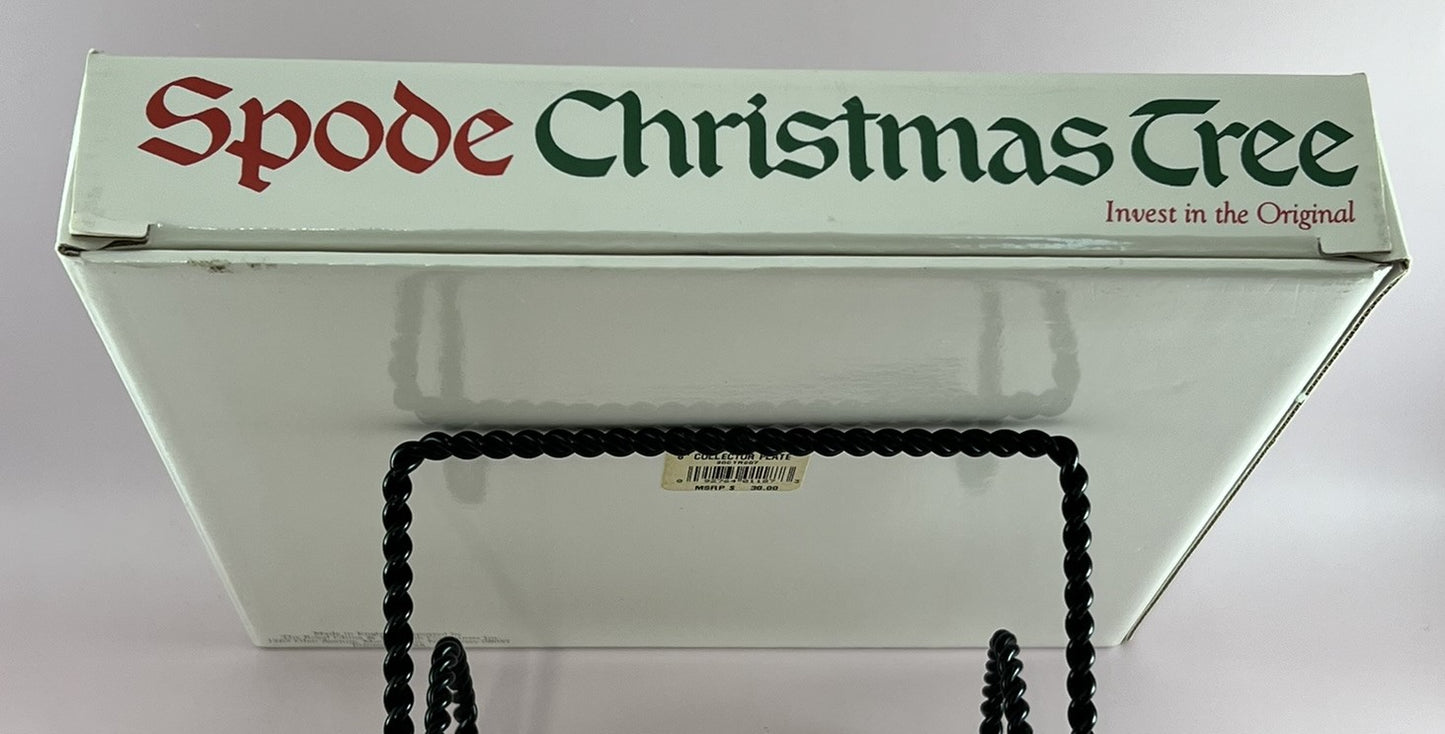2000 Spode Christmas Tree Collector Plate w/Box