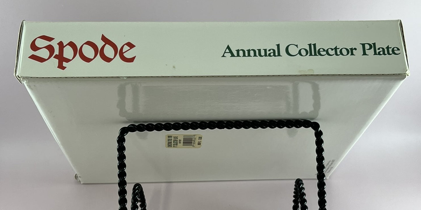 2000 Spode Christmas Tree Collector Plate w/Box