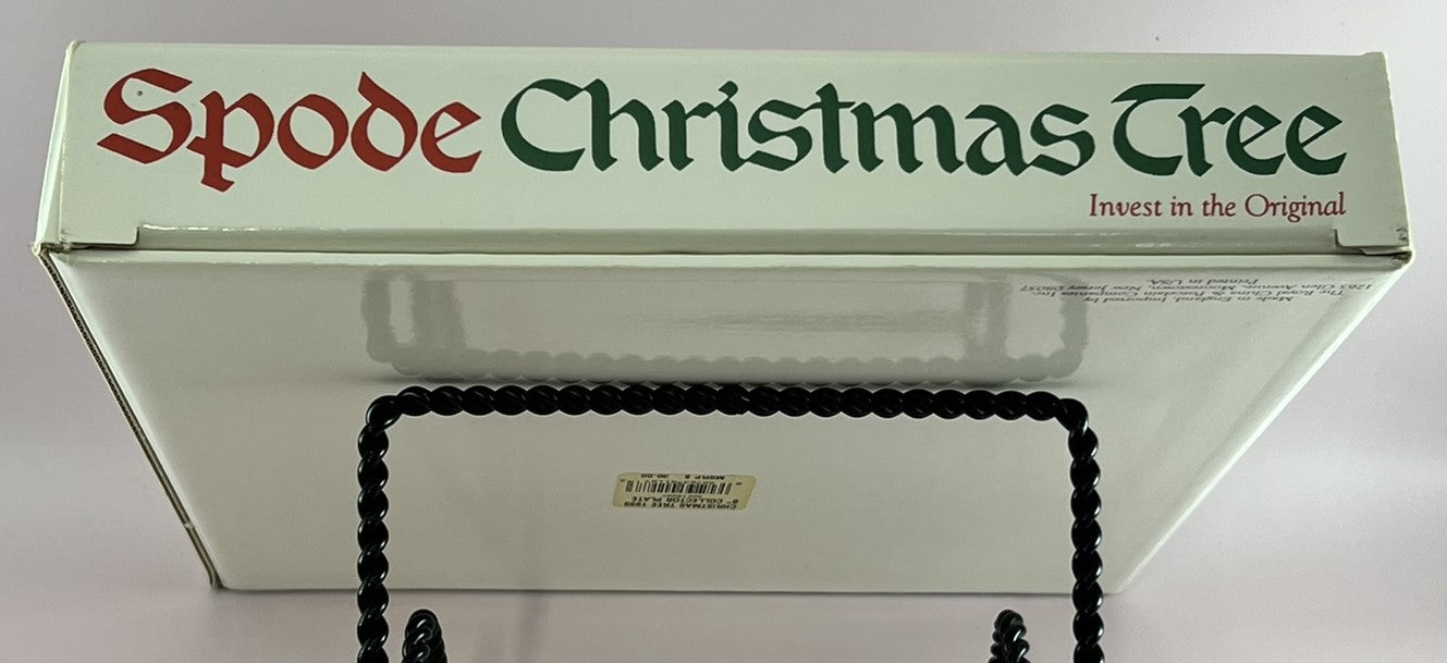 2000 Spode Christmas Tree Collector Plate w/Box
