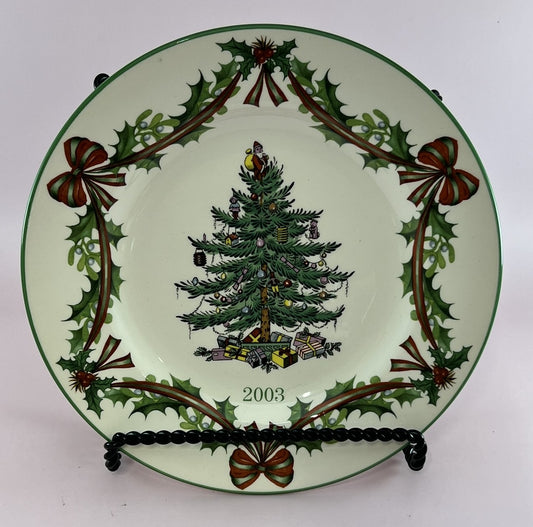 2003 Spode Christmas Tree Collector Plate w/Box
