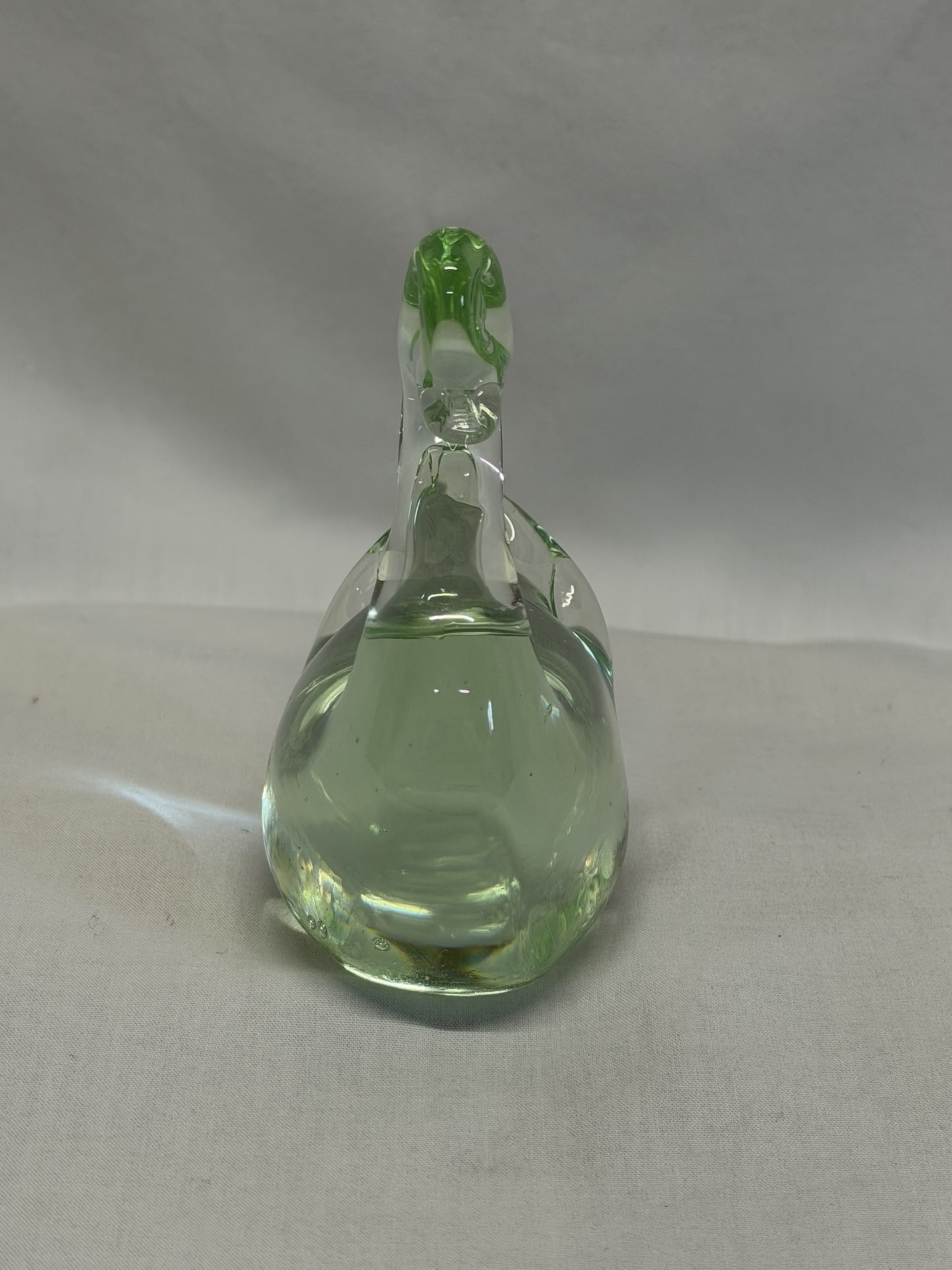 Swan Art Glass Hand Blown Figurine Paperweight