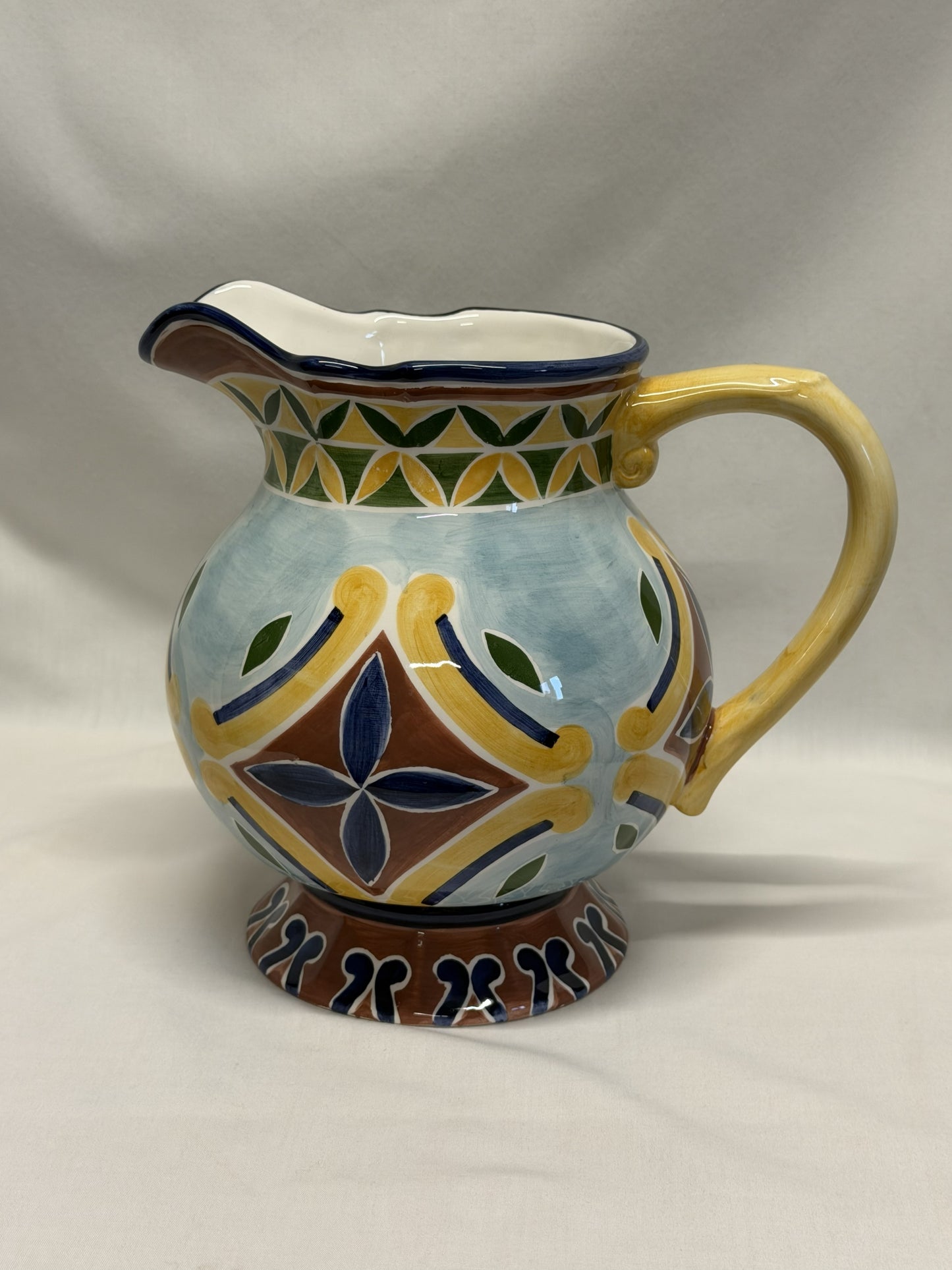 The Cellar Pitcher Tea Water Juice Southwestern Vintage